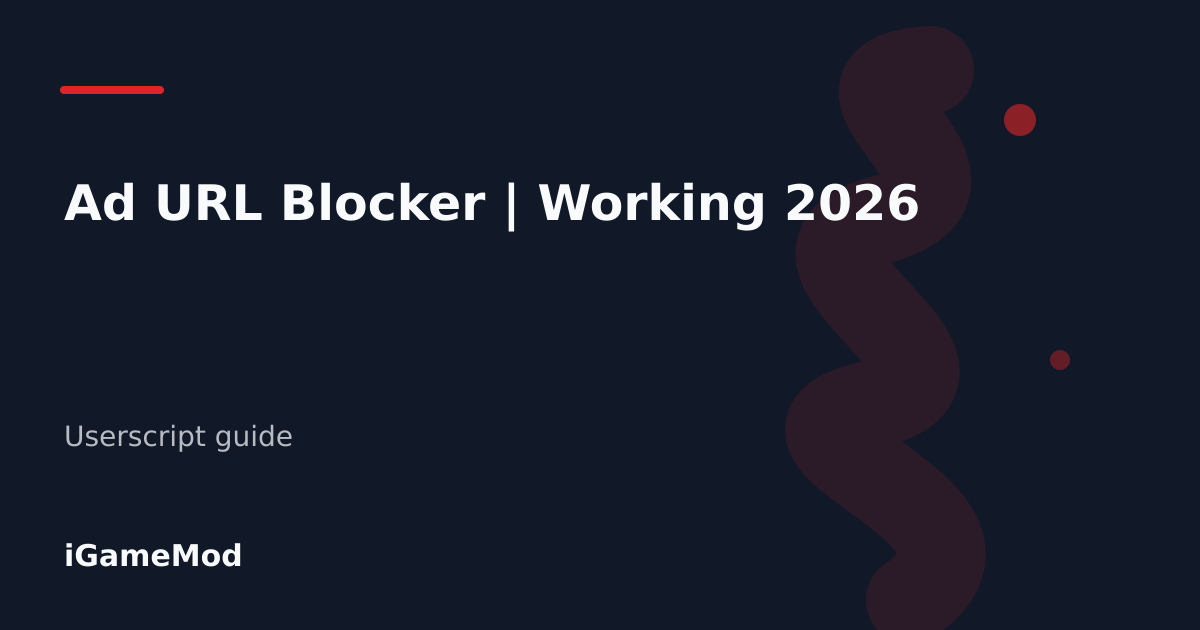 Editorial cover for Ad URL Blocker | Working 2026