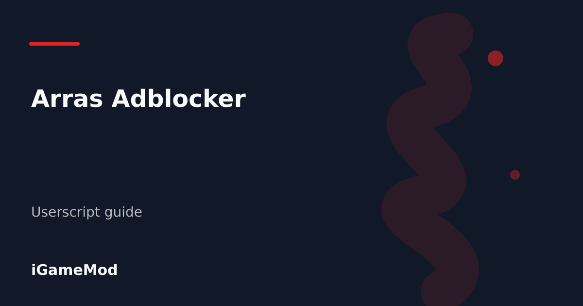 Editorial cover for Arras Adblocker