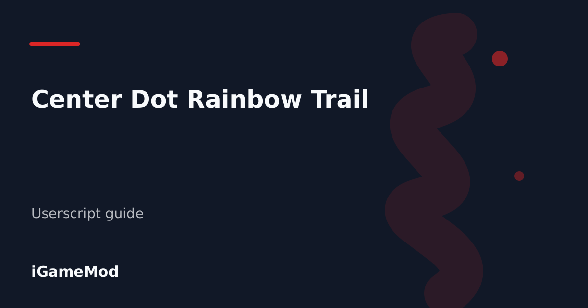 Editorial cover for Center Dot Rainbow Trail