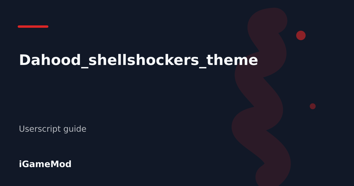 Editorial cover for Dahood_shellshockers_theme