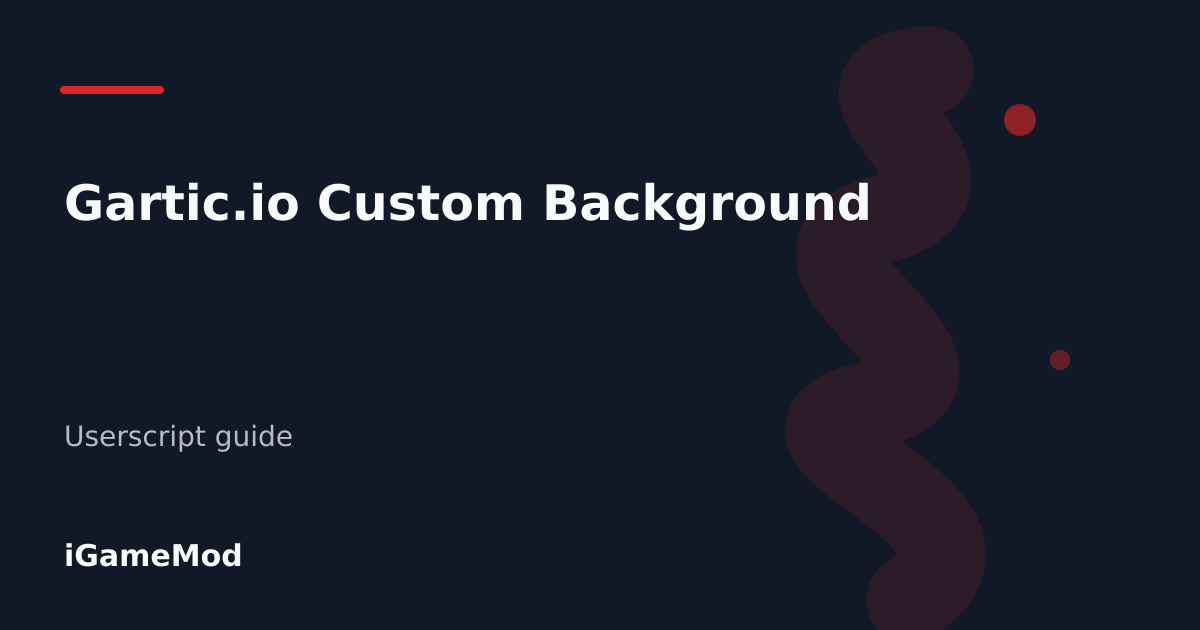Editorial cover for Gartic.io Custom Background
