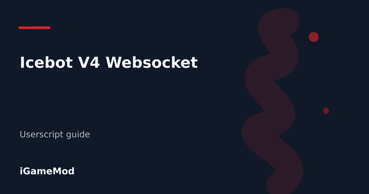 Editorial cover for Icebot V4 Websocket