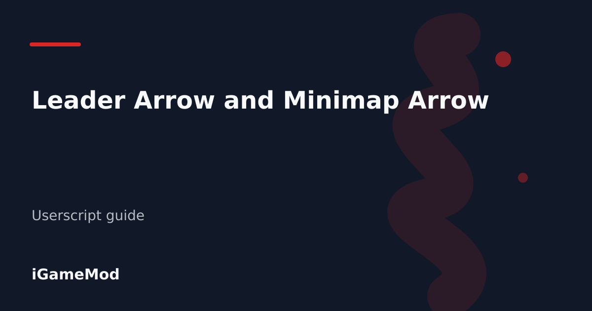 Editorial cover for Leader Arrow and Minimap Arrow