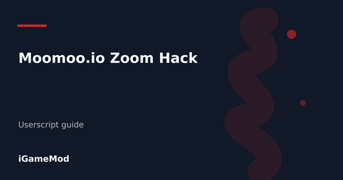Editorial cover for Moomoo.io Zoom Hack