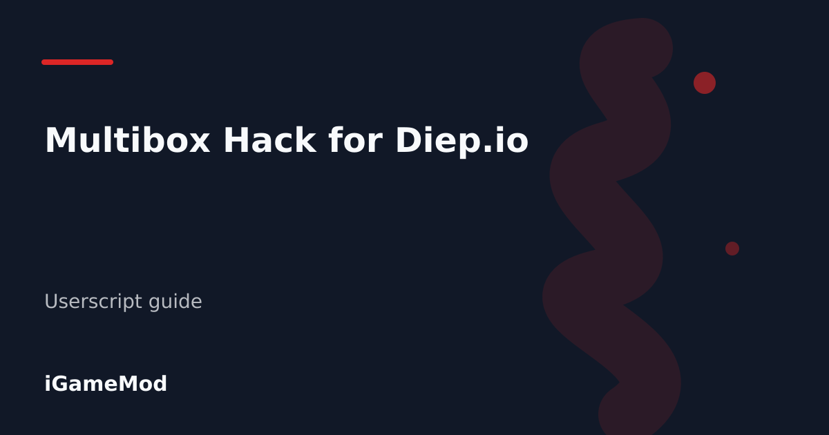 Editorial cover for Multibox Hack for Diep.io