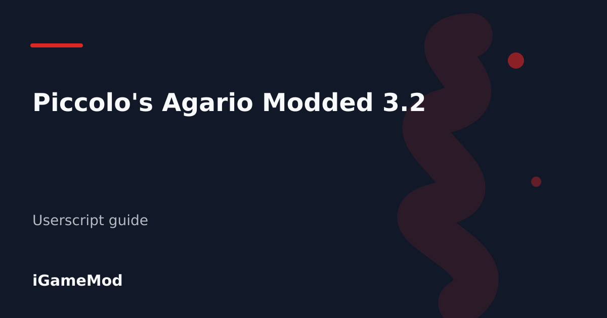 Editorial cover for Piccolo's Agario Modded 3.2