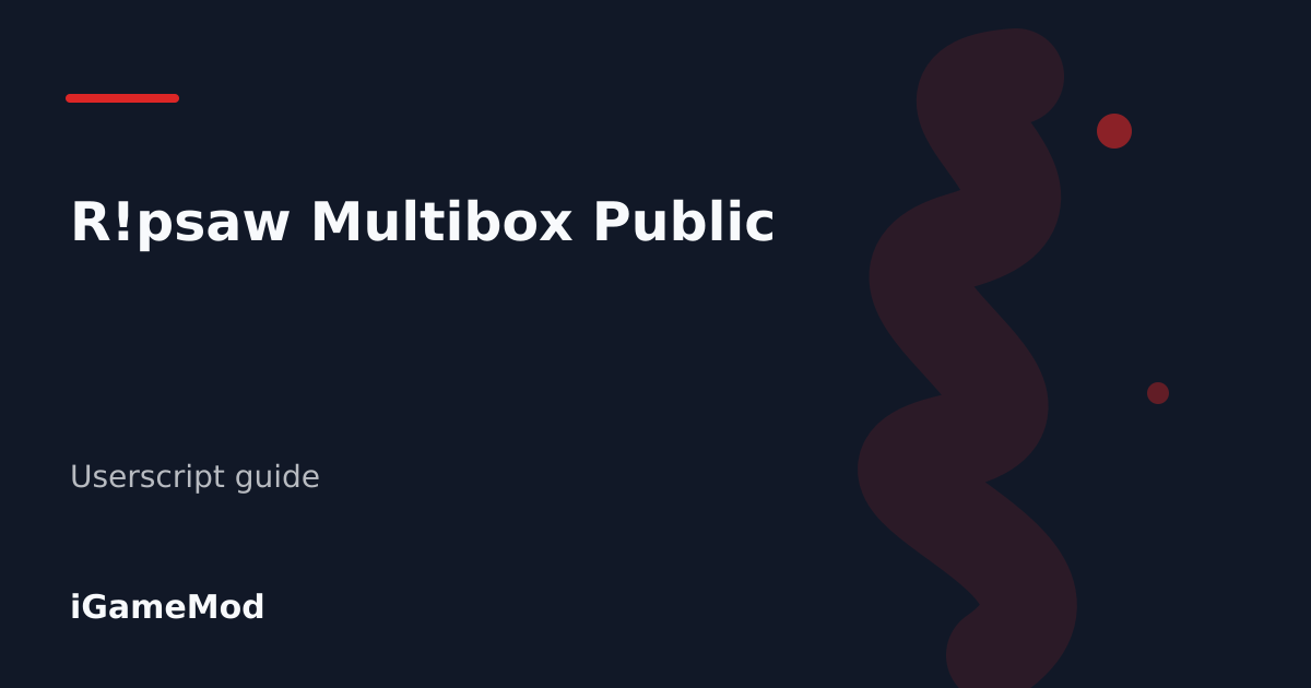 Editorial cover for R!psaw Multibox Public