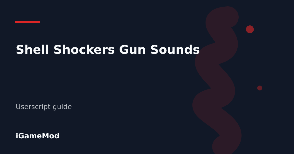 Editorial cover for Shell Shockers Gun Sounds