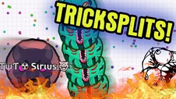 Agar.io Best Tricksplit, Doublesplit