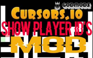 Cursors.io Mod Show Player Ids